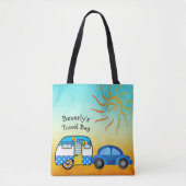Schattigee gepersonaliseerde road trip Tas (Voorkant)