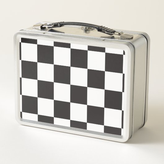 Schattigee gepersonaliseerde school metalen lunchb (Achterkant)