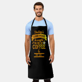 Schattigee gepersonaliseerde schorten, Barista Cof Schort (Gedragen)