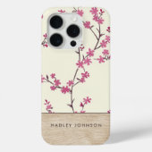Schattigee gepersonaliseerde Shabby Chic Bloemstuk Case-Mate iPhone Case (Achterkant)