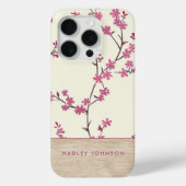 Schattigee gepersonaliseerde Shabby Chic Bloemstuk Case-Mate iPhone Case (Achterkant)