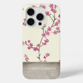 Schattigee gepersonaliseerde Shabby Chic Bloemstuk Case-Mate iPhone Case (Achterkant)