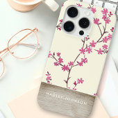 Schattigee gepersonaliseerde Shabby Chic Bloemstuk Case-Mate iPhone Case