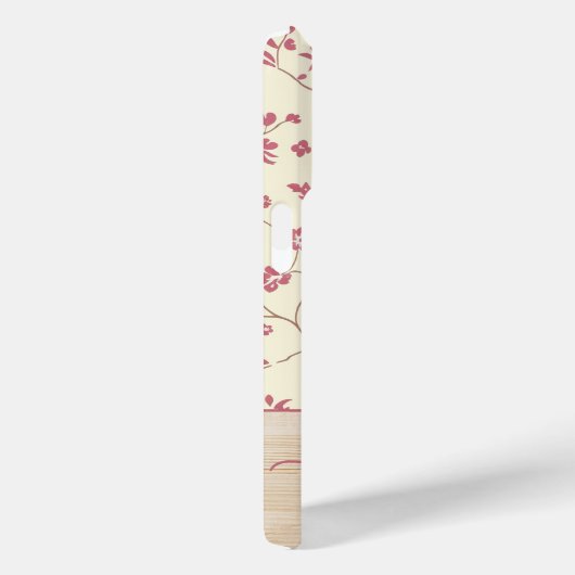 Schattigee gepersonaliseerde Shabby Chic Bloemstuk Case-Mate iPhone Case (Achterkant / Rechts)