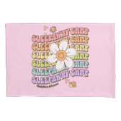 Schattigee gepersonaliseerde Sleepaway Summer Camp Kussensloop (Voorkant-Links)