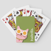 Schattigee gepersonaliseerde speelkaarten (Achterkant)
