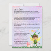 Schattigee gepersonaliseerde sprookjesbrief voor B Kaart (Voorkant)