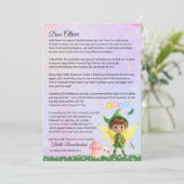 Schattigee gepersonaliseerde sprookjesbrief voor B Kaart (Staand voorkant)