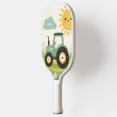 Schattigee, gepersonaliseerde tractor/boerderij pickleball paddle (Links)