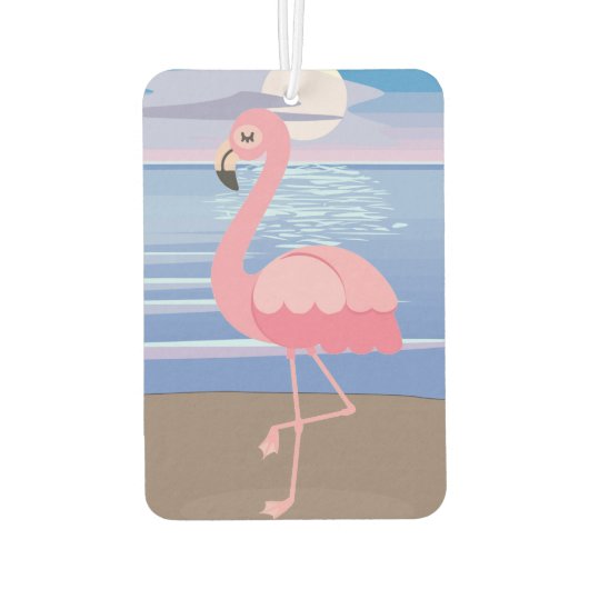Schattigee gepersonaliseerde tropische eiland flam luchtverfrisser (Achterkant)