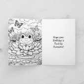 Schattigee gepersonaliseerde verjaardag Kaart | kl (Binnen)