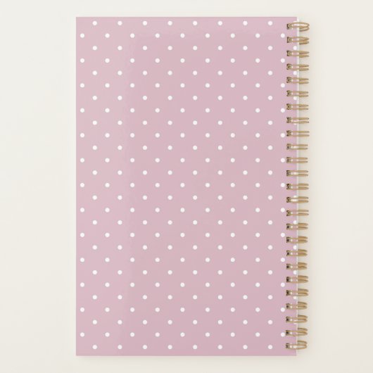 Schattigee Gepersonaliseerde Verpleegkundige Plann Planner (Achterkant)