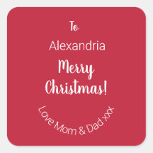 Schattigee gepersonaliseerde vrolijke kerst van pa