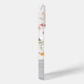 Schattigee Gepersonaliseerde Waterverf Bloemhouten Case-Mate iPhone Case (Achterkant / Rechts)