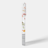 Schattigee Gepersonaliseerde Waterverf Bloemhouten Case-Mate iPhone Case (Achterkant / Rechts)