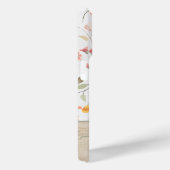 Schattigee Gepersonaliseerde Waterverf Bloemhouten Case-Mate iPhone Case (Achterkant / Rechts)