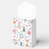 Schattigee Gepersonaliseerde Waterverf Vrolijk Ker Bedankdoosjes (Geopend)