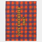 SCHATTIGEE GERUITE! FLEECE DEKEN (Voorkant)