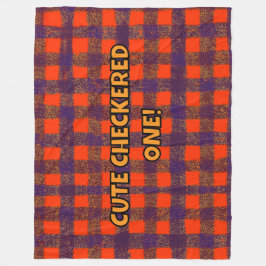 SCHATTIGEE GERUITE! FLEECE DEKEN