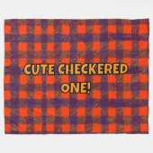 SCHATTIGEE GERUITE! FLEECE DEKEN (Voorkant (Horizontaal))