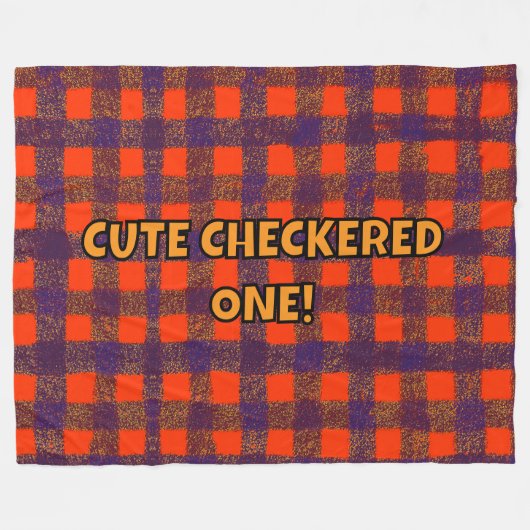 SCHATTIGEE GERUITE! FLEECE DEKEN (Voorkant (Horizontaal))