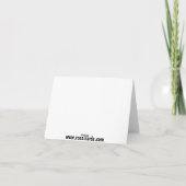 Schattigee geschenken en gele stippen Kaart (Achterkant)