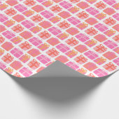 Schattigee Geschenken Hand-getrokken Kerst Feestda Cadeaupapier (Hoek)