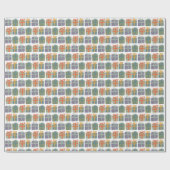 Schattigee Geschenken Hand-getrokken Kerst Feestda Cadeaupapier (Vlak)