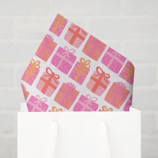 Schattigee Geschenken Hand-getrokken Kerst Feestda Tissuepapier (Cadeauzakje)