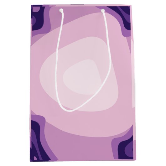 Schattigee geschenkverpakking | Pastelkleur Medium Cadeauzakje (Voorkant)