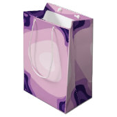 Schattigee geschenkverpakking | Pastelkleur Medium Cadeauzakje (Voorkant Gekanteld)