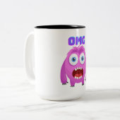 Schattigee geschokte monster Mok - Grappig OMG Car (Voorkant links)