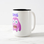 Schattigee geschokte monster Mok - Grappig OMG Car (Voorkant rechts)