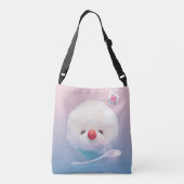 Schattigee geschoren ijshond crossbody tas (Achterkant)