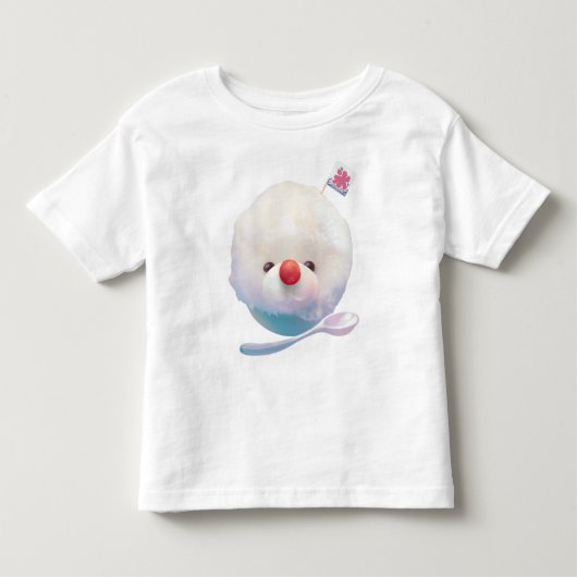 Schattigee geschoren ijshond kinder shirts (Voorkant)