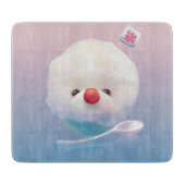 Schattigee geschoren ijshond snijplank (Voorkant)