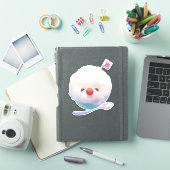 Schattigee geschoren ijshond sticker (iPad Cover)