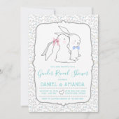 Schattigee Geslacht Onthullen Uitnodigingen voor B (Voorkant)