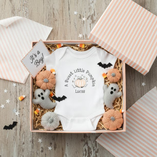 Schattigee geslachtsneutrale Sweet Little Pumpkin Romper