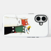 Schattigee gestapelde katten en vogels Case-Mate iPhone case (Achterkant (horizontaal))