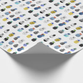 Schattigee getextureerde ananas,  collectie. cadeaupapier (Hoek)