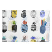 Schattigee getextureerde ananas,  collectie. kussensloop (Achterkant)