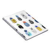 Schattigee getextureerde ananas, collectie. notitieboek (Rechterzijde)