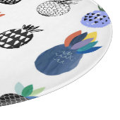 Schattigee getextureerde ananas,  collectie. snijplank (Hoek)