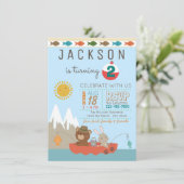 Schattigee Geviste verjaardagsfeestuitnodigingen Kaart (Staand voorkant)