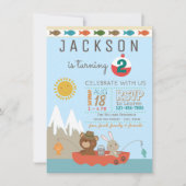 Schattigee Geviste verjaardagsfeestuitnodigingen Kaart (Voorkant)