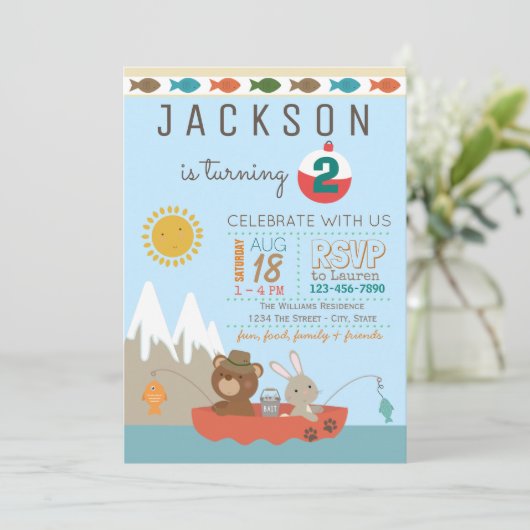 Schattigee Geviste verjaardagsfeestuitnodigingen Kaart (Staand voorkant)