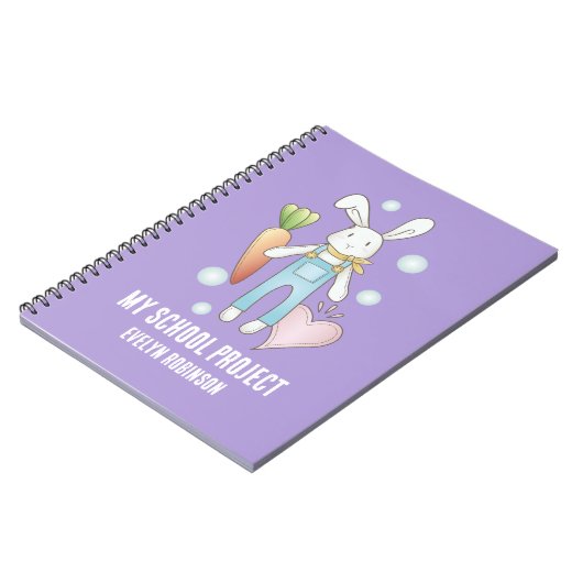 Schattigee gevulde dierlijke konijntje Kinder Notitieboek (Linkerzijde)