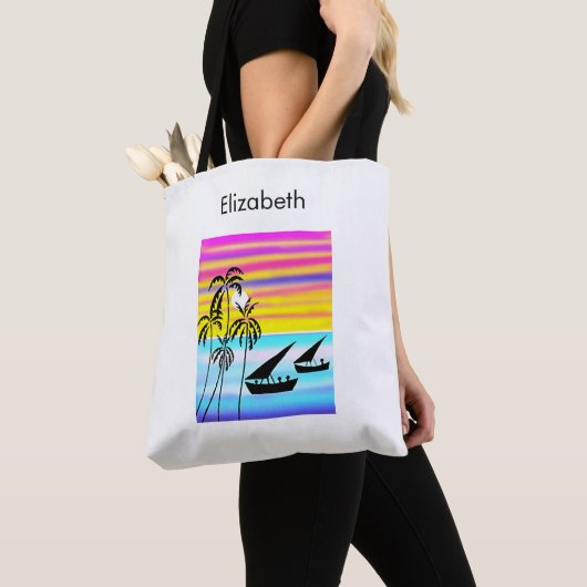 Schattigee Geweldige en elegante kustvaart Tote Bag (Dichtbij)