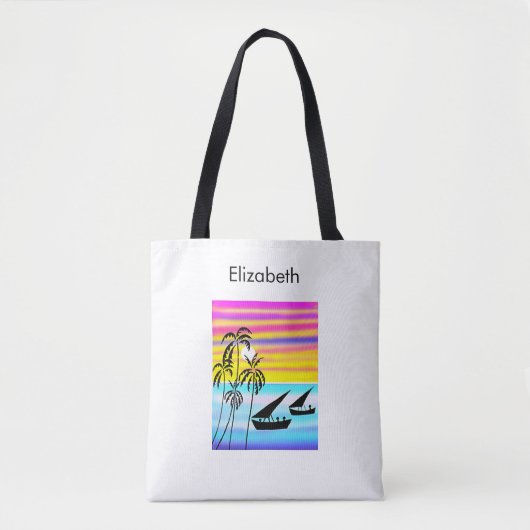 Schattigee Geweldige en elegante kustvaart Tote Bag (Voorkant)